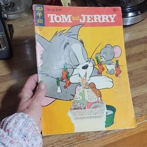 Tom and Jerry Comic Book 1965~12 cents